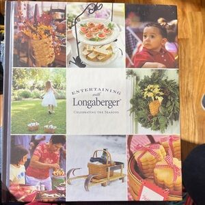 Longaberger Celebrating the Seasons Cookbook - Vibrant Multicolor Edition